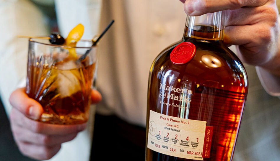 Peck & Plume Private Selection bourbon at The Mayton